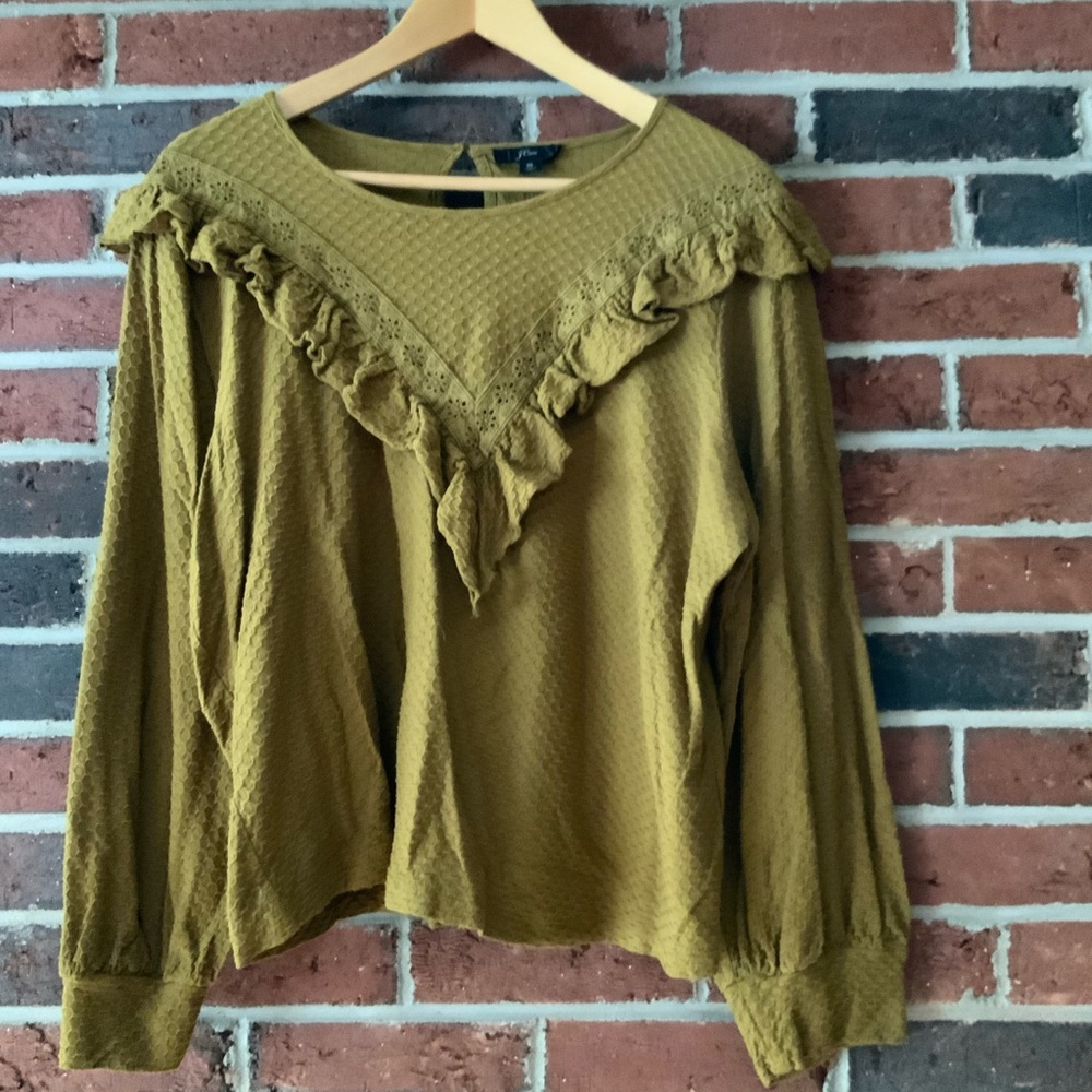 Jcrew lightweight knit long sleeve top